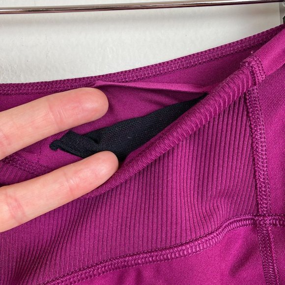 Nike Dri-Fit Power Legend Crop Legging S Magenta‎ Stretch Active Workout - Picture 7 of 11